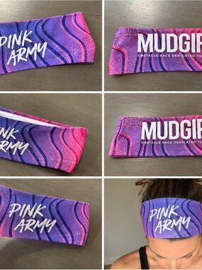Pink Army Purple & Pink Headband
